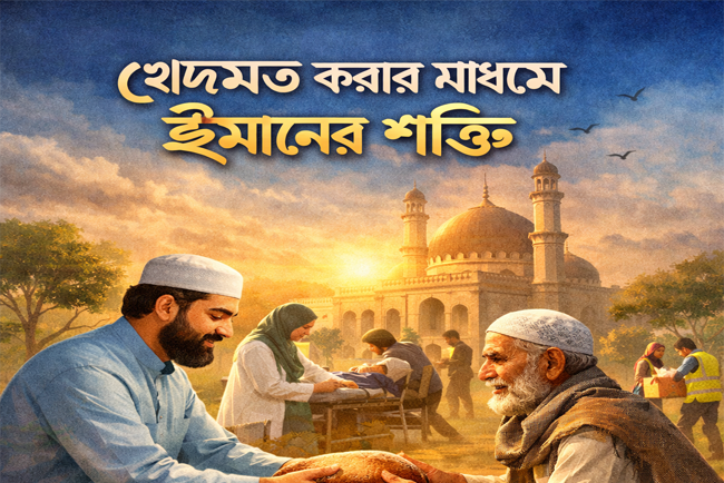 খেদমত করার মাধ্যমে ঈমানের শক্তি