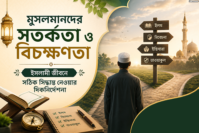 মুসলমানদের সতর্কতা ও বিচক্ষণতা